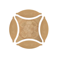 Parquet en chêne blanc Split Princess Annie, parquet artistique multicouche en bois massif, revêtement de sol écologique en dalles de bois irrégulières