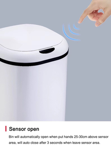 <span class=keywords><strong>Cubo</strong></span> <span class=keywords><strong>de</strong></span> <span class=keywords><strong>basura</strong></span> <span class=keywords><strong>con</strong></span> <span class=keywords><strong>sensor</strong></span> inteligente <span class=keywords><strong>de</strong></span> <span class=keywords><strong>30</strong></span> <span class=keywords><strong>litros</strong></span>, <span class=keywords><strong>cubo</strong></span> <span class=keywords><strong>de</strong></span> <span class=keywords><strong>basura</strong></span> electrónico automático <span class=keywords><strong>de</strong></span> metal rectangular - Product Image 2