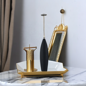 Accessoires de cuisine, mini fouet à lait électrique <span class=keywords><strong>sans</strong></span> fil portable en plastique écologique, <span class=keywords><strong>kit</strong></span> de mélangeur pour matcha, café - Product Image 3