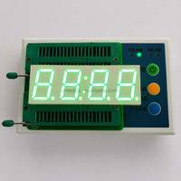 Ultra Bright 0.8 Inch 4 Digits Green 7 Segment Led Display Digital Tube Common Cathode Anode 8042agg for Arduino Diy Project