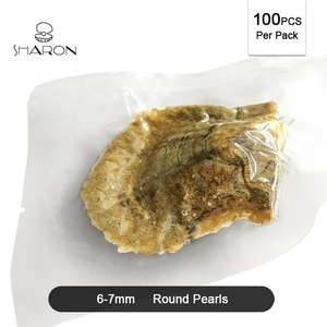2021 nuovo colore all'ingrosso 7-8mm sottovuoto perla rotonda di colore naturale in ostriche coltivate per gioielli con ciondoli - Product Image 3