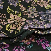 NAIS Haute qualité 100% polyester LUREX tissé personnaliser mode fil teint brocart tissus jacquard pour robe