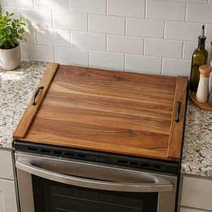 Tagliere Grande in Legno di Acacia con Coperchio, Vassoio per Noodle e Salumi, Ideale per Piano Cottura a Gas e Bancone Cucina - Vendita all'Ingrosso - Product Image 4