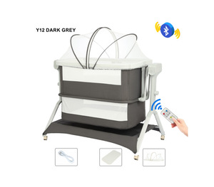 Silla <span class=keywords><strong>Mecedora</strong></span> Eléctrica Plegable <span class=keywords><strong>para</strong></span> <span class=keywords><strong>Bebés</strong></span> Recién Nacidos, Directo de Fábrica, Cuna <span class=keywords><strong>Automática</strong></span> <span class=keywords><strong>para</strong></span> <span class=keywords><strong>Bebés</strong></span>, Cama <span class=keywords><strong>para</strong></span> Dormir y Calmar al Bebé - Product Image 4