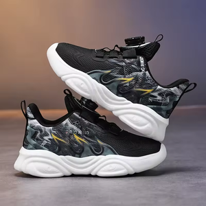 รองเท้าวิ่งเด็กแบบสวมใส่สบายสำหรับกิจกรรมกลางแจ้ง รองเท้าลำลองดีไซน์เนอร์ รองเท้าผ้าใบแฟชั่นสำหรับเด็ก รองเท้าวิ่งเดินสไตล์ลำลอง - Product Image 5