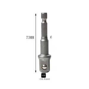 1/4 Sechs kant schaft Handwerkzeuge Chrom Vanadium Stahl Sockel Adapter Verlängerung bohrer Stange