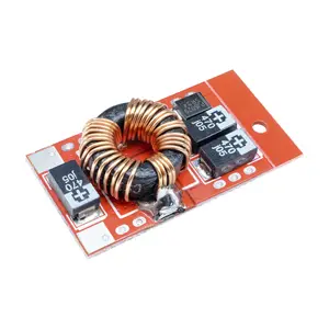 DC-DC Boost Converter 3 V 3.7 V 4.2 V 5 V 3A 15 W Lithium แบตเตอรี่โมดูลชาร์จไฟ LED ตัวบ่งชี้