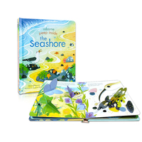 Servicio de impresión para niños, levanta los libros con solapa, libro emergente 3D para niños, libro de tablero de tapa dura en inglés personalizado