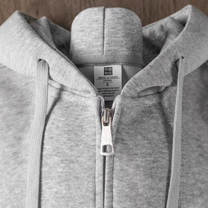 Cardigan Vintage grigio canapa tinta unita <span class=keywords><strong>con</strong></span> <span class=keywords><strong>cappuccio</strong></span> Anti-Pilling ad alto peso maglione da <span class=keywords><strong>uomo</strong></span> autunno Casual felpe <span class=keywords><strong>con</strong></span> <span class=keywords><strong>cappuccio</strong></span> da donna - Product Image 2