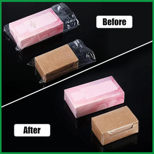 זול ועליז פלסטיק שקושר קושר פלסטיק סרט מגלגל איטום טוב גמישות מוצרי יופי אריזה - Product Image 5