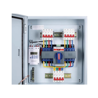 Kit Complet Double Alimentation Commutateur de Transfert Automatique Compteur Minuteur Armoire de Distribution ATS Boîtier de Distribution Électrique Panneau Électrique
