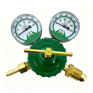 Régulateur d'oxygène 0-25 Psi 0-1,5 Bar pour soudage et découpe avec double manomètre - Product Image 3