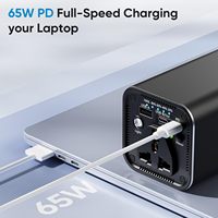 Sıcak Fırsat Yüksek Kapasiteli 120W Hızlı Şarjlı Type-C Girişli ABS Malzemeli Evrensel Soketli Powerbank 31200mAh AC Çıkışlı 112Wh 110V