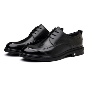 Men's Retro Style Business Casual Shoes with Leather Upper and Snap Fastening - Men's Shoes - Product Image 5
