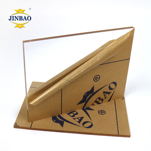 JINBAO Usine Personnalisée Perspex Feuille Résistance aux UV Transparent Acrylique Panneau de Verre Extérieur PMMA Découpe de <span class=keywords><strong>Plastique</strong></span> Disponible - Product Image 1