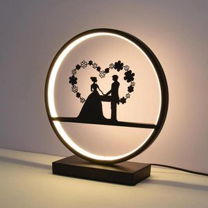 Laser cut deerlet mô hình quà tặng đám cưới cho khách hàng LED bảng đèn giáng sinh cây bàn đèn tiết kiệm năng lượng đèn Amazon - Product Image 6
