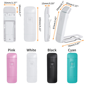 Bán buôn 2024 phong cách mới 3 màu sắc 6 độ sáng Ajustable gấp Xách Tay USB có thể sạc lại LED ánh sáng Cuốn sách với <span class=keywords><strong>clip</strong></span> để đọc - Product Image 2