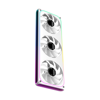 Ventilateur de refroidissement pour châssis de PC de jeu OEM AntarcChill avec logo personnalisé, triple ventilateur de 360 mm, écran RPM, haut débit d'air, faible bruit, pour la vente en gros