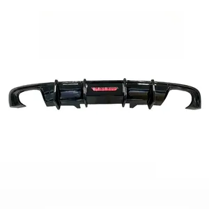 For B9 2017-2019 Cabral Style Sports Rear Bumper Lip Spoiler <b>Diffuser</b> with <b>LED</b>/Exhaust Tailpipe Body Kits Exterior - Product Image 6