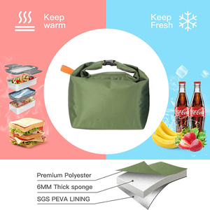 Sac à déjeuner isotherme en polyester - Durable et imperméable, capacité de 15 L, design tendance pour une utilisation en extérieur - Product Image 5