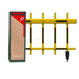 Barrière de passage à niveau ferroviaire WKT à ouverture rapide 2s, bras télescopique en plastique de 6m, éclairage LED, levée automatique, DC 200W - Product Image 3