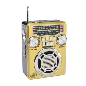 XB-332URT Waxiba Xb X-Bass Radio Con Paneel Zonne-Energie Lading Pro Groothandel Draagbare Am Fm Sw 3 Band Radio
