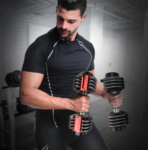 Nhà Sản Xuất Bán Buôn Home Sử Dụng 1.1Kg Increment Quả Tạ Tập 6Kg/12.5 <span class=keywords><strong>Lb</strong></span> 12Kg/25 <span class=keywords><strong>Lb</strong></span> Có Thể Điều Chỉnh Quả Tạ Cặp - Product Image 6