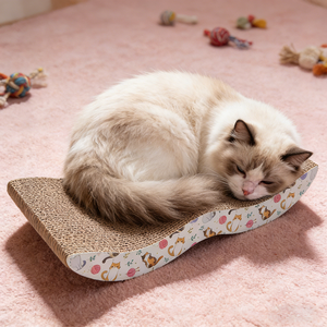 Grosir Pola Rajutan Kucing Lucu, Papan Garukan Kucing Desain Tepi Bergelombang, Pencegah Garukan Sofa, Pengiriman Cepat untuk Pesanan Grosir - Product Image 1