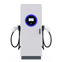 Station de recharge DC pour véhicules électriques 80-480 kW, étanche IP54, interface CCS, chargeur rapide commercial sur pied GR-DC05 OEM