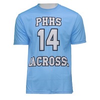 Kaos Tembak Lacrosse Sublimasi Kustom untuk Pemain Lacrosse