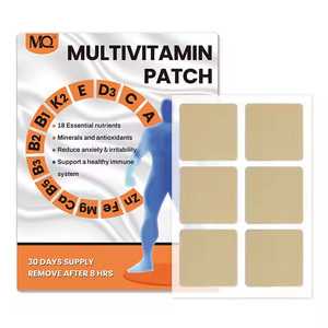 Patch de vitamine transdermique avec zinc B12 <span class=keywords><strong>D3</strong></span> pour stimuler l'énergie et le soutien immunitaire 24H Time Release Wholesale - Product Image 1