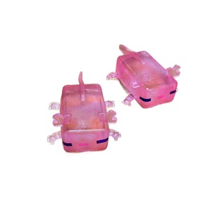 Juguete Blandito de Axolote Pixelado Adorable en Promoción, Juguete Translúcido de Gelatina para Apretar, Juguete Antiestrés de Salamandra Cuadrada Hexagonal - Product Image 6