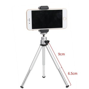 Mini Telescopic Two Section Tripod Aluminum Alloy 3.6x2.6x15.7cm For Mobile Phone Desktop Photography - Product Image 4