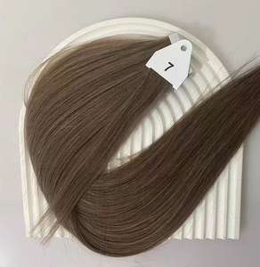 All'ingrosso russo vergine Remy Extension per capelli sottile adesivo Color argento cinereo doppio nastro disegnato in estensione dei capelli - Product Image 5