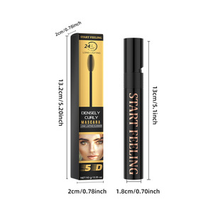Makeup 3D Mascara Custom Logo Steel Tube Brush Head Waterproof Long Lasting Non Smudging Natural Dense Thick Curling Mascara - Product Image 6