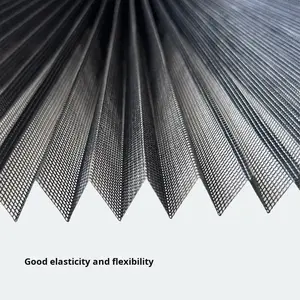 <span class=keywords><strong>Mosquitera</strong></span> Plegable de Poliéster para Ventana, Tipo Acordeón, Sin Rieles, Resistente a Insectos, Ligera, para Dormitorio y Cocina, Venta al Por Mayor de Fábrica - Product Image 2