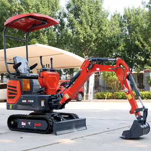 Mini-excavatrice hydraulique d'occasion de 1,2 tonne, robuste, avec livraison gratuite, certifiée CE EPA, pour travaux agricoles, sur chenilles - Product Image 3