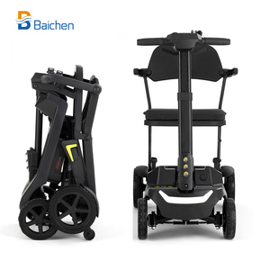 Scooter de movilidad plegable de aleación de aluminio ultraligero de 16kg, fuerte ascenso, sin escobillas, motorizado, fácil viaje, scooter de movilidad para discapacitados - Product Image 5