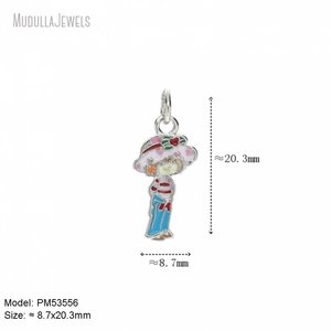 PM53560 carino per bambini ciondolo in argento o oro placcato smalto per <span class=keywords><strong>bambina</strong></span> ciondolo ciondolo <span class=keywords><strong>gioielli</strong></span> per fare accessori - Product Image 5