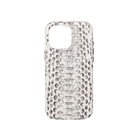 YUBO CUIR De Luxe Mobile Téléphone Cas Python Peau iPhone Cas Magnétique En Cuir Véritable Couverture Arrière pour iPhone 14 15 16 Pro Max