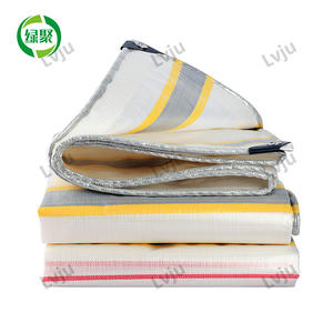 Bâche en polyéthylène imperméable, 8 m, avec rayures renforcées, pour clôture, fabrication de bâche à rayures - Product Image 1