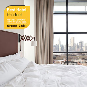 Juego de Muebles de Madera Sólida para Dormitorio de Hotel, Diseño Personalizado Completo, Servicio de Fabricación para el Desarrollo de Hoteles Boutique de Alta Gama - Product Image 1