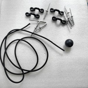 Corde d'ancrage pour kayak, cordon en nylon avec clips en C et vis, accessoire pour kayak, utilisation en lac et en rivière, durable - Product Image 2