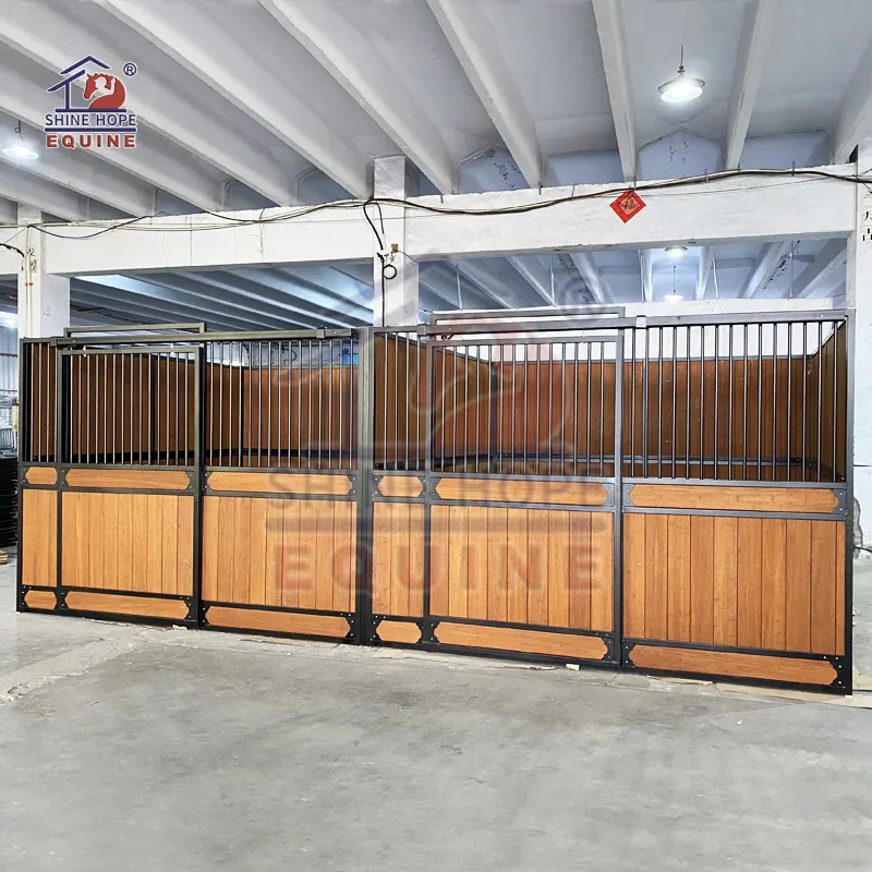 Classic equine stall fronts galvanized and Powder coating luxury horse stall equipment