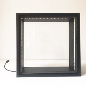 Vente en gros de boîtes lumineuses décoratives pour la maison, boîte à ombre lumineuse 10x10 pouces, cadre <span class=keywords><strong>photo</strong></span> en bois 3D LED - Product Image 4