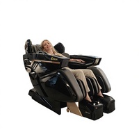 Fauteuil de massage robotisé haut de gamme pliable à chaleur intégrée pour tissus profonds, manipulateur 4D, commande vocale intelligente, position zéro