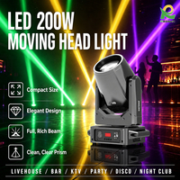 Redsun 200W LED Moving Head Lighting DMX512, Projecteur de Scène LED à Tête Mobile pour Discothèque, DJ, Fête - Ventes Flash