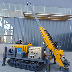 เครื่องเจาะดินแบบเคลื่อนที่ได้ UNIQUE 600m Core Drill Rig  สำหรับเจาะบ่อน้ำ  แบบติดตั้งบนรถตีนตะขาบ - Product Image 1