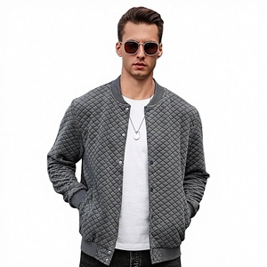 Chaqueta Bomber Formal de Invierno para Hombre, Diseño Nuevo y Moderno, Calidad Premium, Cuello Redondo, Cierre Frontal con Cremallera, Logotipo, Servicio OEM - Product Image 2