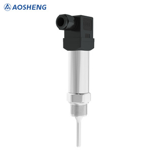 Capteur de température industriel équipé d'un transmetteur Hirschmann, capable de mesurer la température de l'eau. - Product Image 1